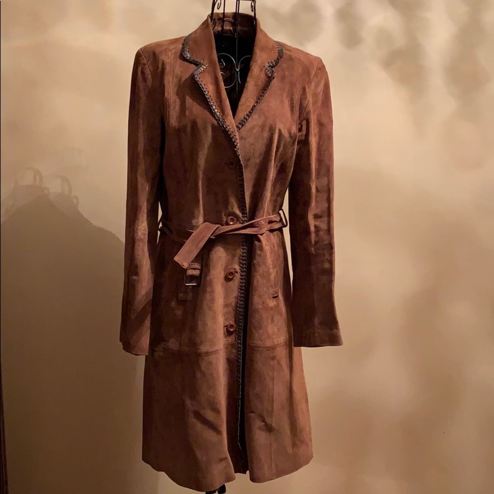 Suede coat